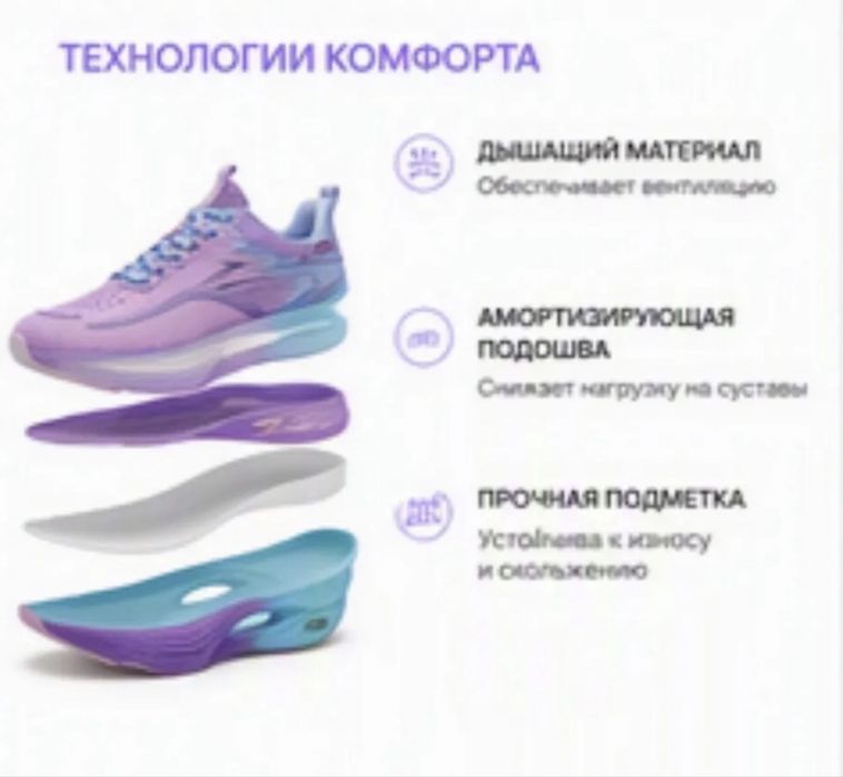 Легкие беговые кроссовки 37-38 раз