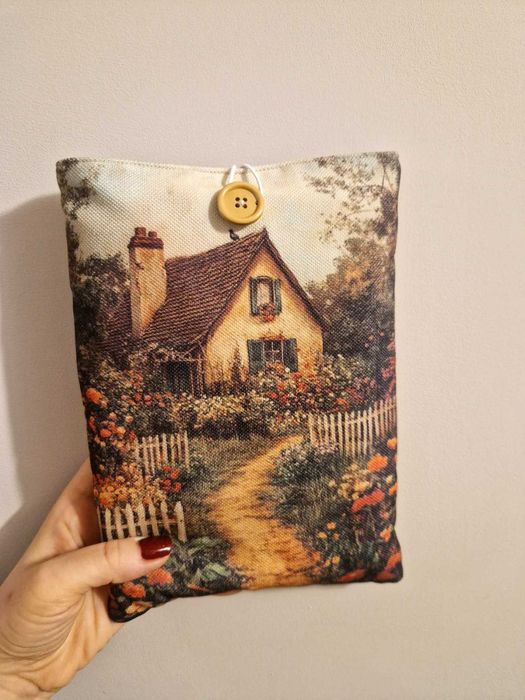 Калъф за книга – картина от плат