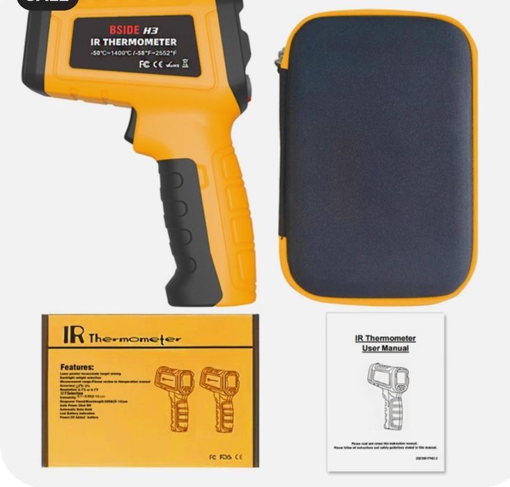 Пирометр промышленный термометр -50~1400° градусов