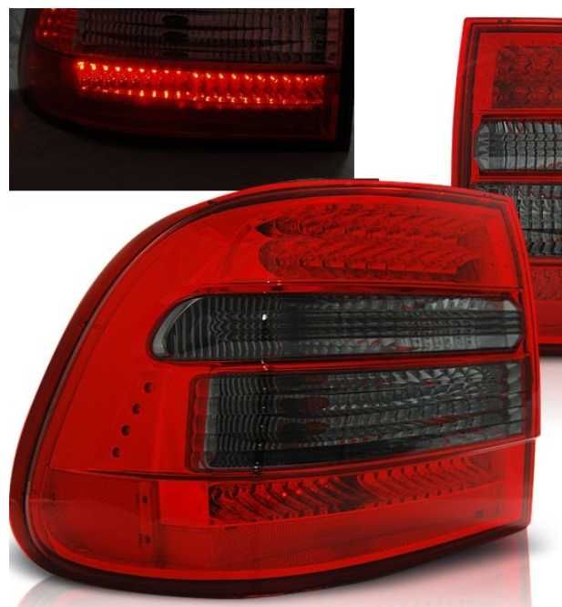 Стопове Порше Кайен 1 ЛЕД тъмни Опушени Porsche Cayenne 1 Тунинг LED