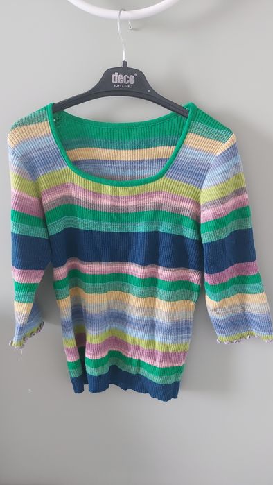 Вязаная свободная кофта