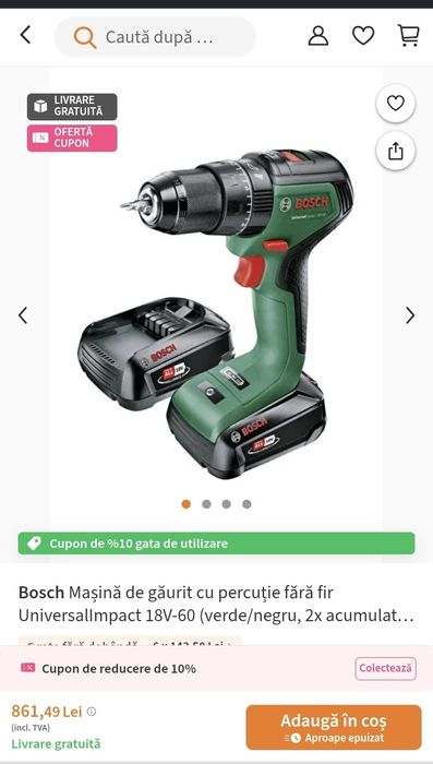 Filetanta bosch noua