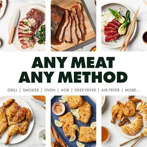 Нов Дигитален смарт термометър за месо BBQ грил фурна с 5 сензора