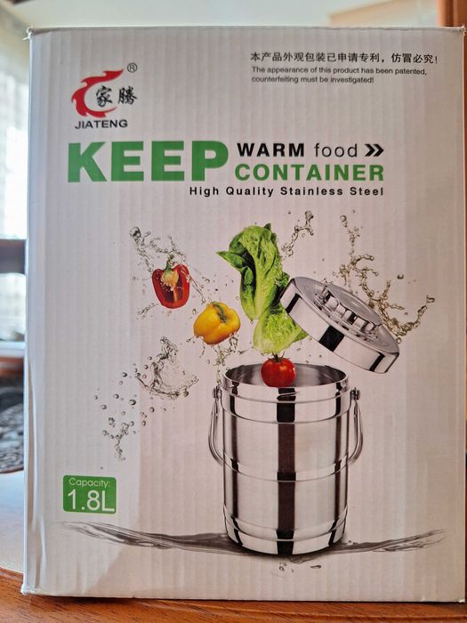 Новый термос для еды 1.8 литр качественный yangi termos ovqat uchun