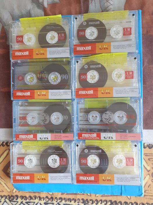 Lot 9 bucati casete audio Maxell UR 90 ca noi