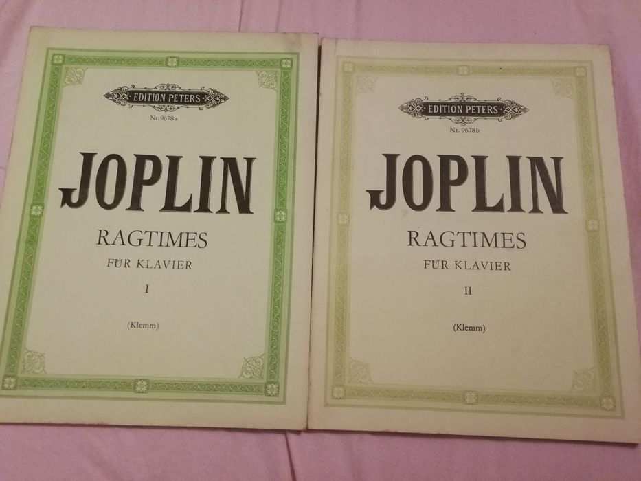 Edition Peters Joplin Ragtimes fur Klavier I and II