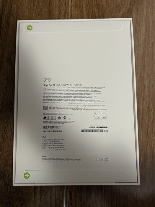 Ipad pro 11 m5 wifi+cellular 2tb SIGILATA Garantie