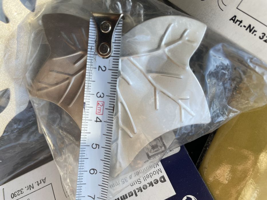 Щипки “Лозов лист” за закрепване на пердета.