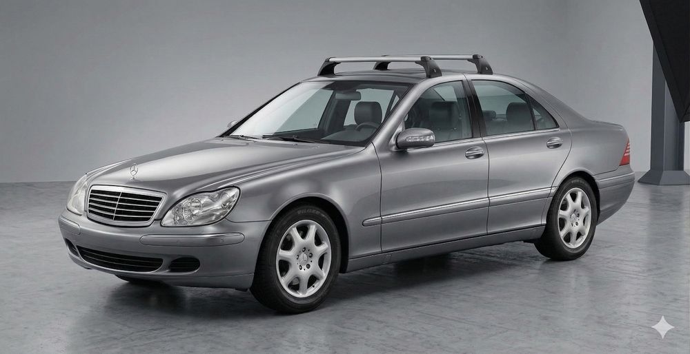 Mercedes w220 Багажник за покрив (напречни греди, релси, рейлинг)