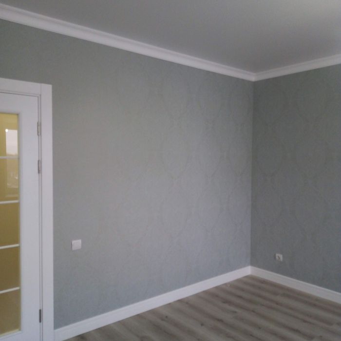 Поклейка обой, галтель