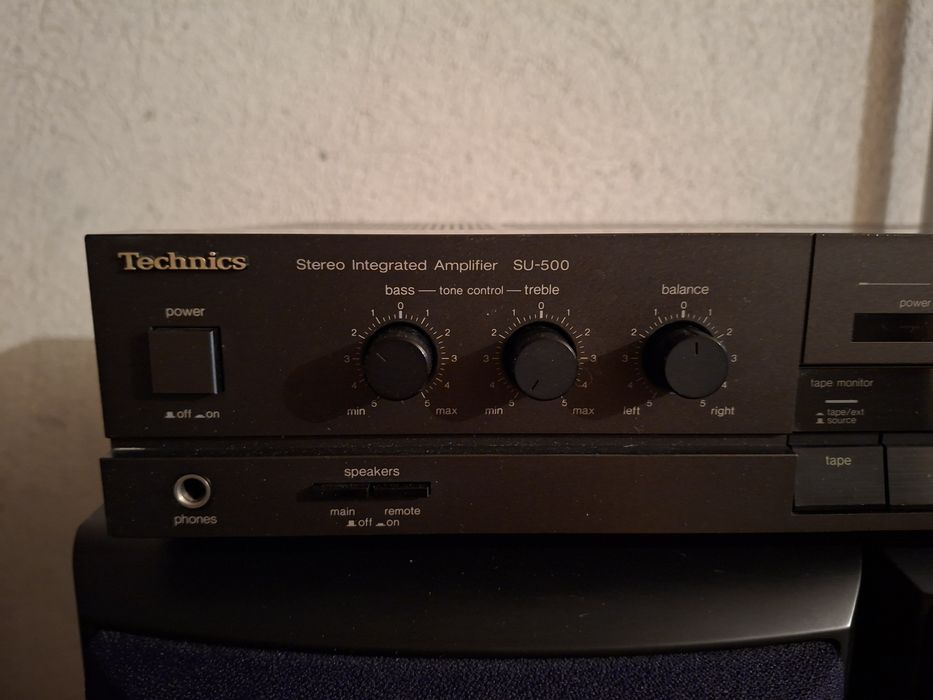 Technics SU 500 и тонколони