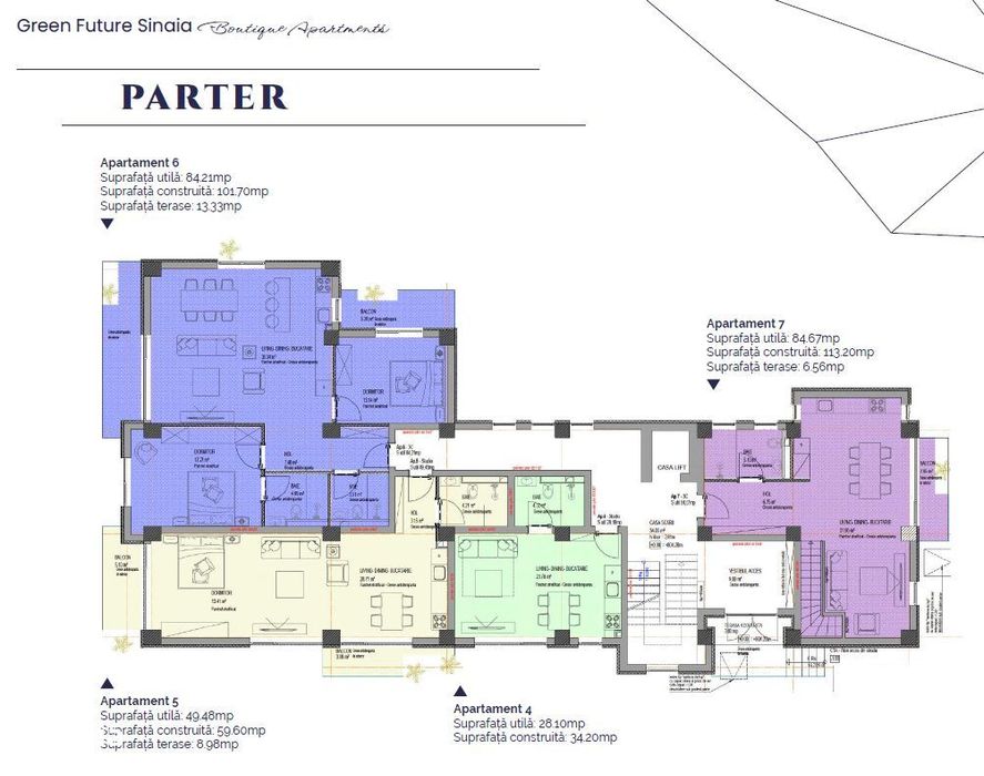 Apartament de 2 camere//Parter inalt - Echivalent etajul 1//Centrul Or