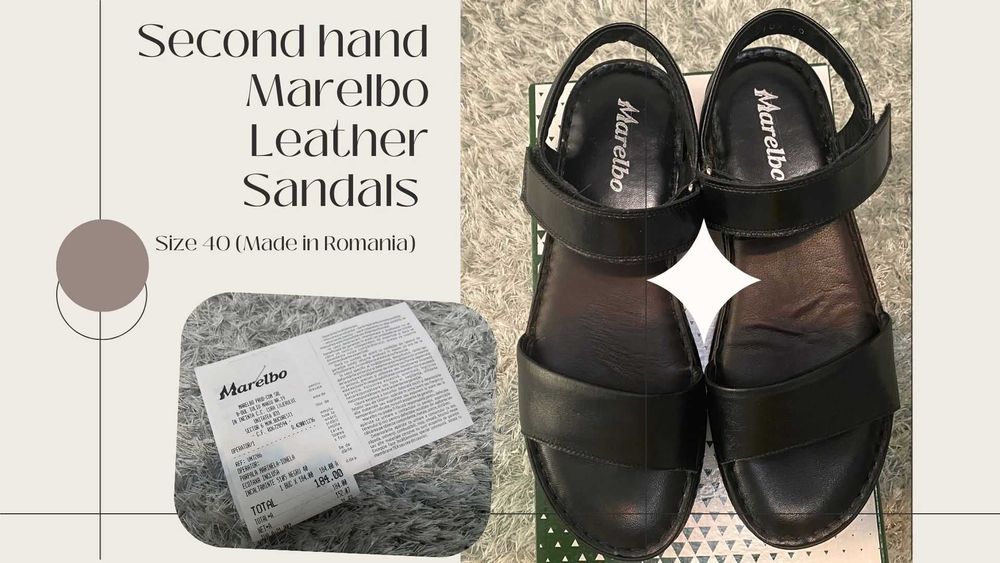 Sandale damă Marelbo, piele naturală