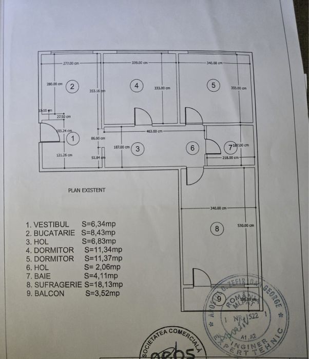 Apartament 3 camere