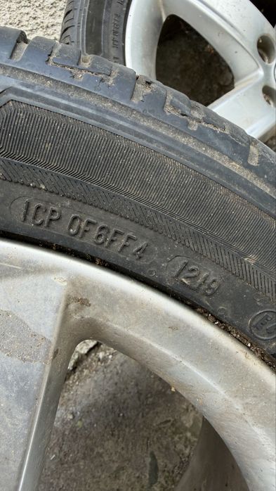 Продавам джанти за Ауди 5x112 с гуми 225/45/17 7j