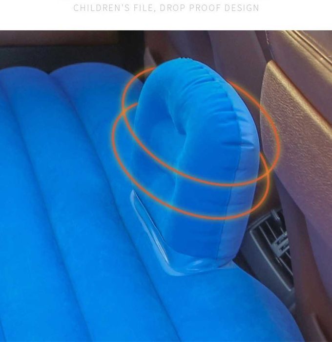 Надуваем матрак за кола Удобно легло за спане в автомобил (135x80 см)