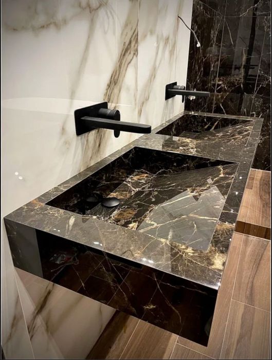 Умывальник из керамогранита на заказ