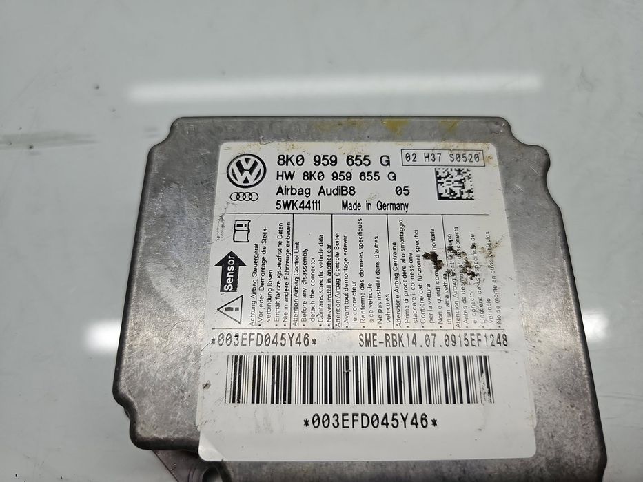 Calculator airbag AUDI A5 (8T3) [Fabr 2007-2015] 8K0959655G 2.0 TDI CA