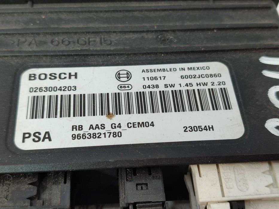 Modul asistență parcare Peugeot RCZ COD: 9663821780 2011 / [2010-2015] / (5G3)