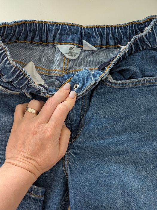 Blugi Zara 7-8 ani, ca nou, loose fit