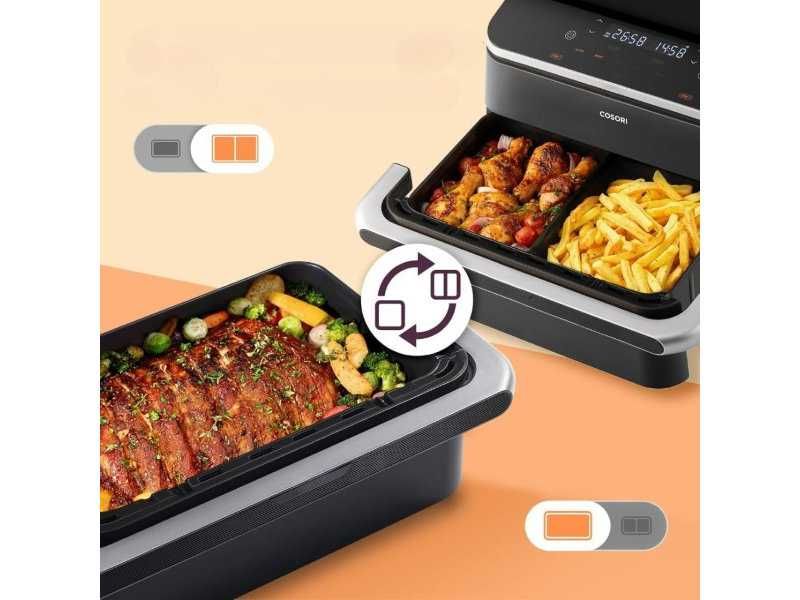 Еър Фрайър с Две Зони за Готвене COSORI Dual Blaze TwinFry 10L