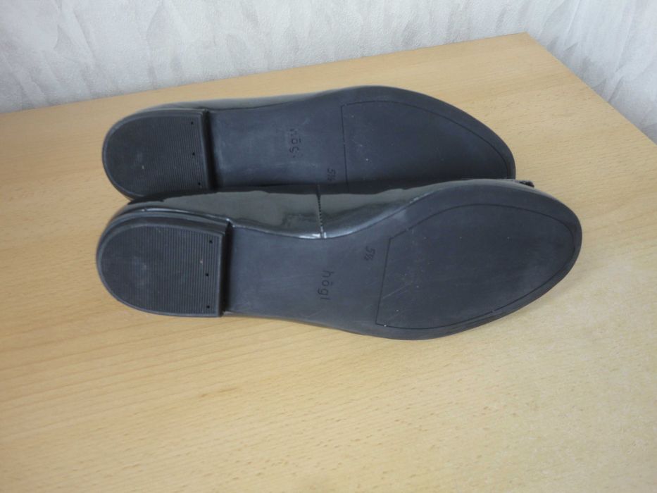 N38,5 Hogl/естествена кожа/дамски обувки/балерини