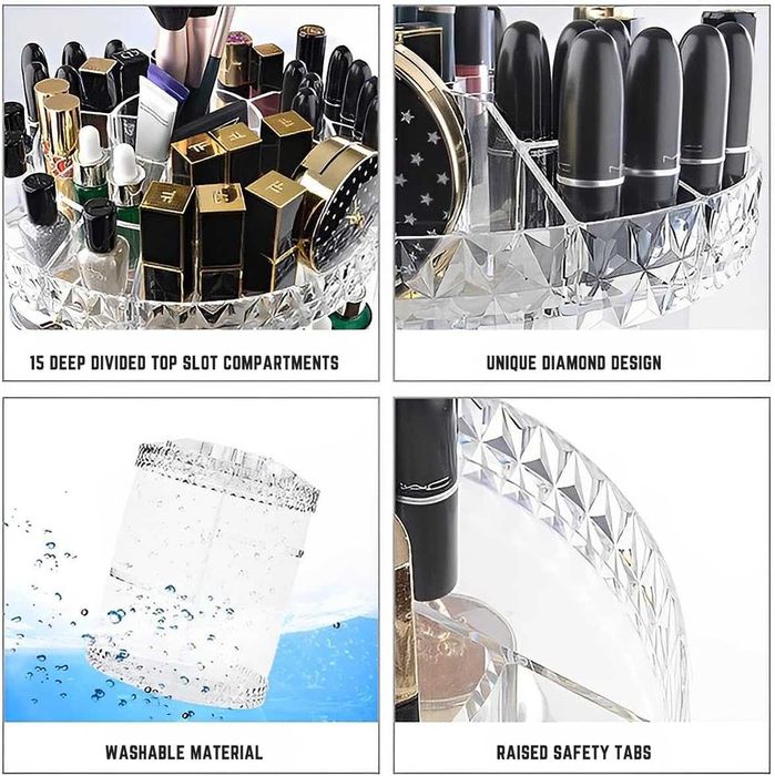 Въртящ се органайзер за грим