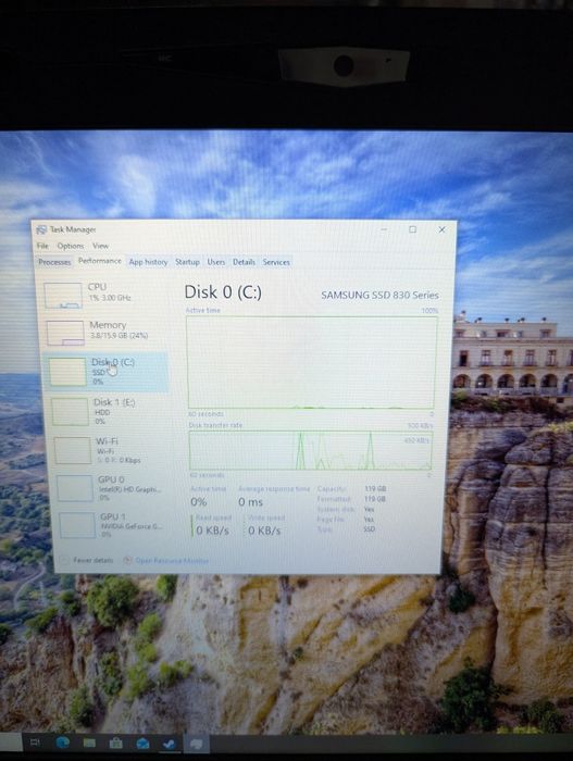 Laptop Gaming MSI  Ms-1763 CPU i7-4810MQ  ram 16 gm ssd video gtx 680M