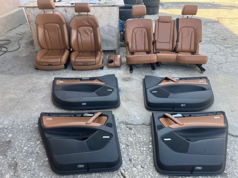 Кожен S-line салон Audi Q7 подгрев ЕЛ Седали Ауди КЮ7 Н869 Exclusive