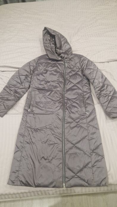 Женское утеплённые дутое пальто