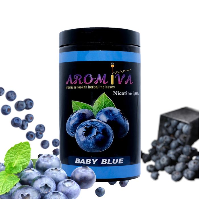 Aroma de narghilea aromiva baby blue afine menta fara nicotina