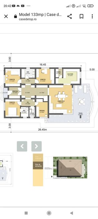 Casa pe parter de vanzare