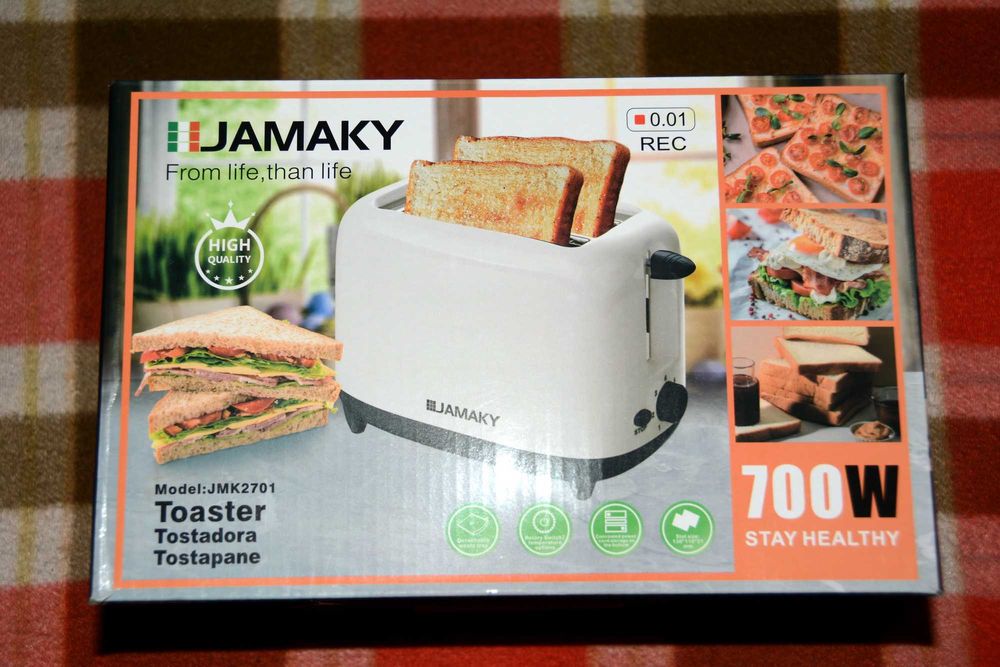 Тостер Jamaky JMK2701 белый