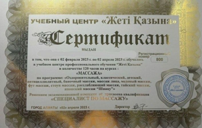 Массаж все виды Общий