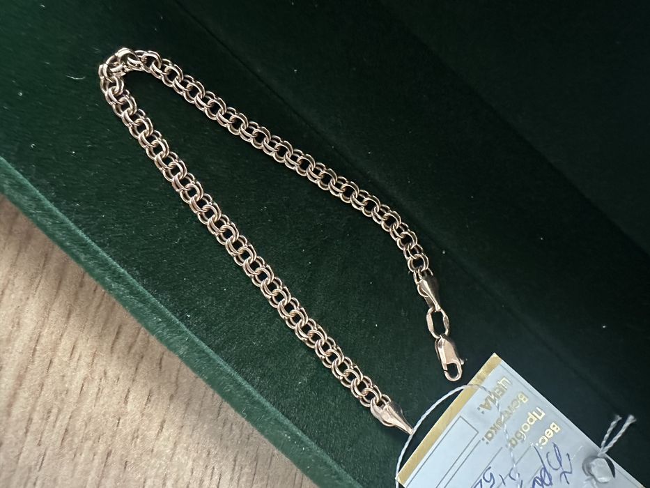 Браслет золото 585 проба Россия