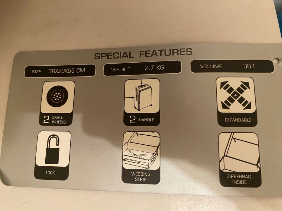 Куфар текстилен - син