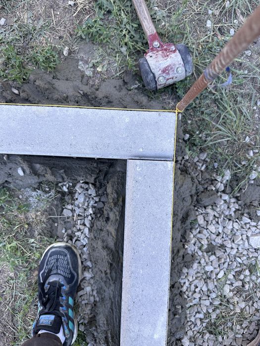 Укладка брусчатки