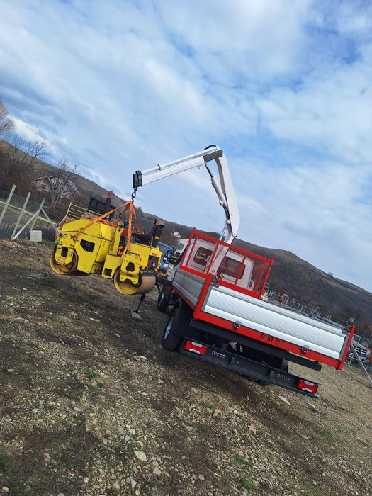 Iveco daily 65c15 detarat 3,5t basculabil și macara