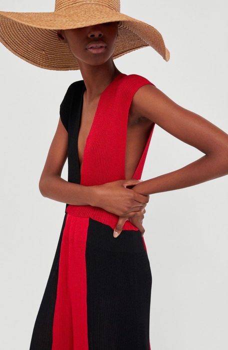 Лятна рокля Zara за плаж или ресторант S