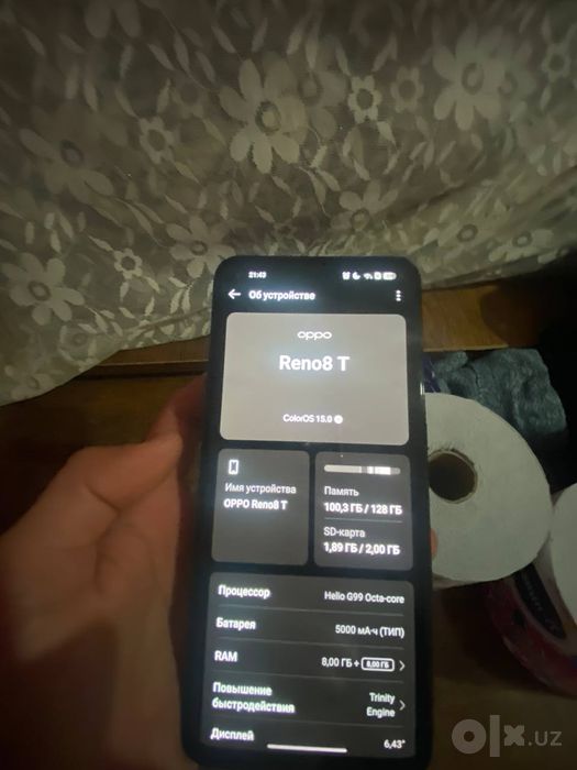 Oppo reno8 T sotiladi