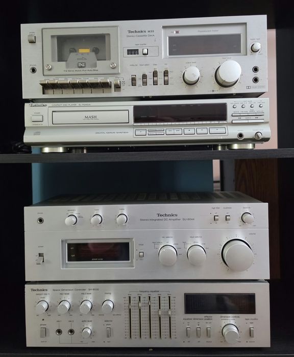 Vând o super linie/ sistem Technics silver