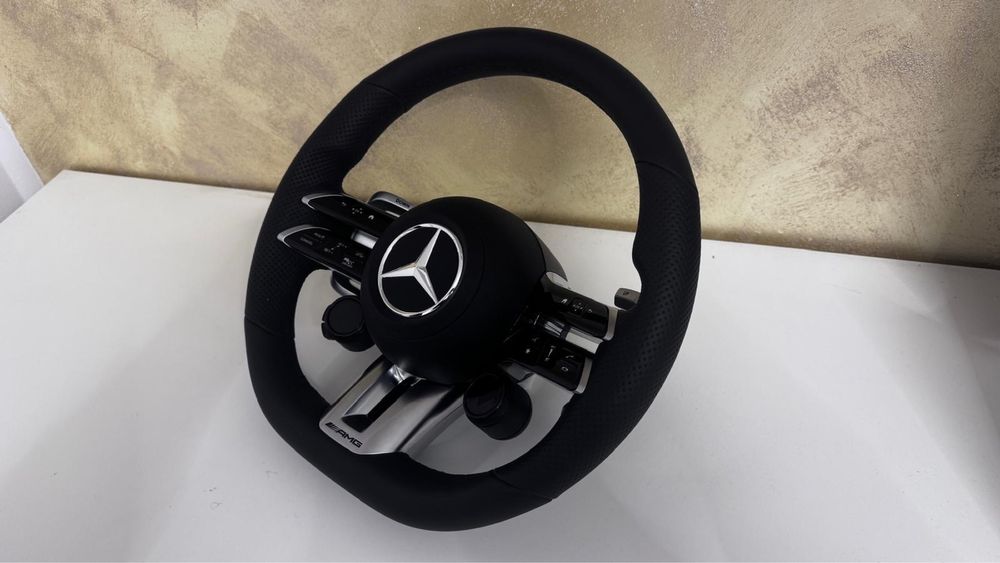 Volan Mercedes-Benz AMG Compatibil C/E/S/G/GLE/GLS/AMG GT/SL