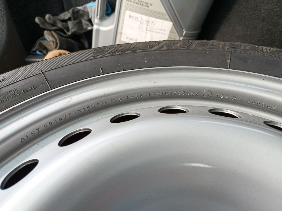 Cauciucuri,C-euri pe 16 noi cu jante noi nouțe