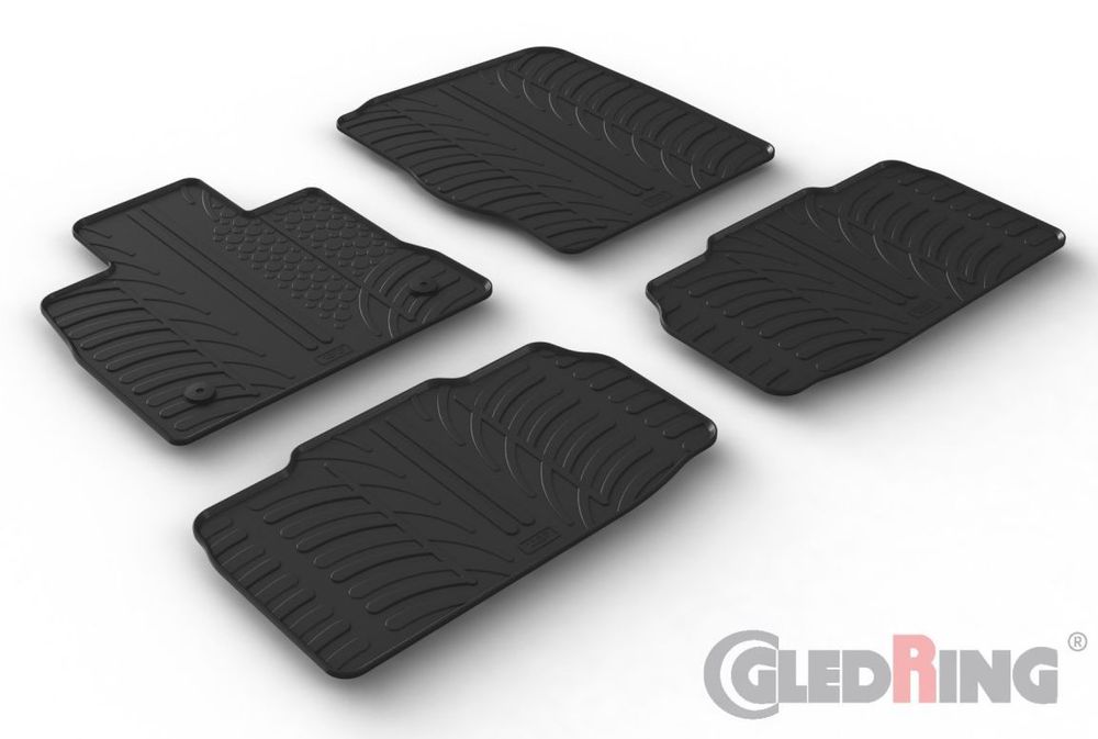 Set covorase auto din cauciuc Ford Explorer (6) SUV/Phev 06.2019- (pentru modele cu cutie automata)