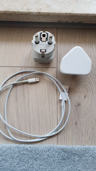 Incarcator Apple UK+adaptor+Cablu Lightning alimentare date Curier OLX