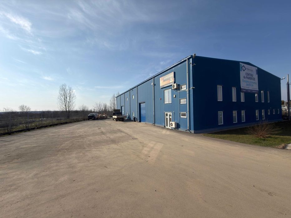 Hală industrială Jilava 750mp, birouri 250 mp, curte 1.500 mp, ISU