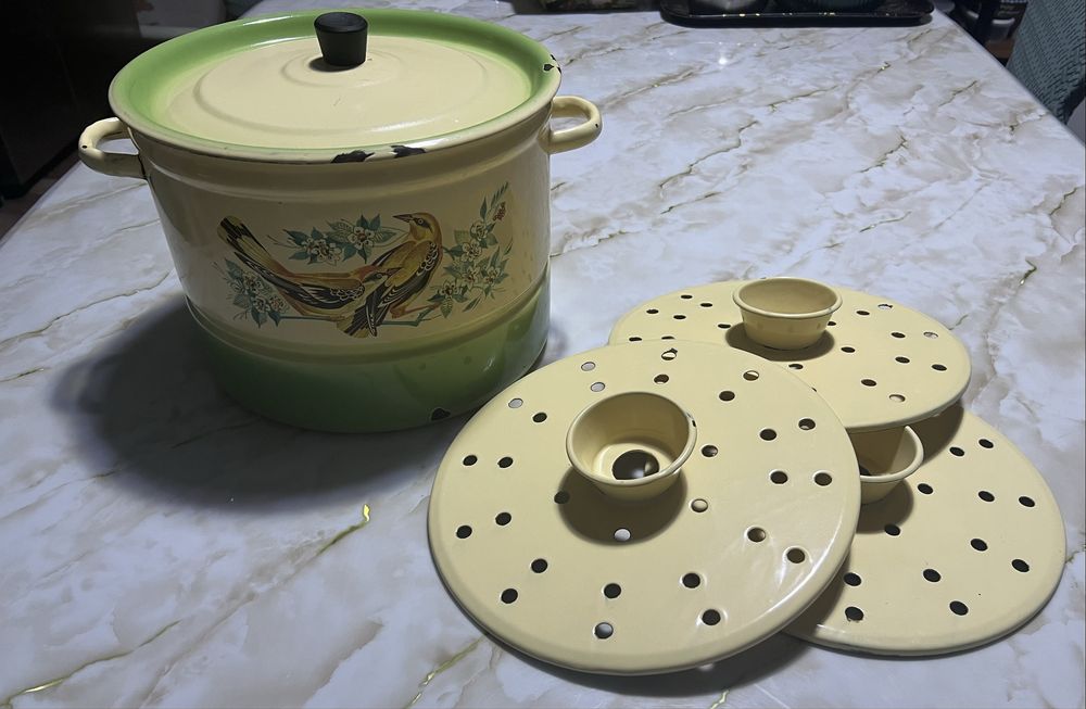 Эмалированная мантоварка