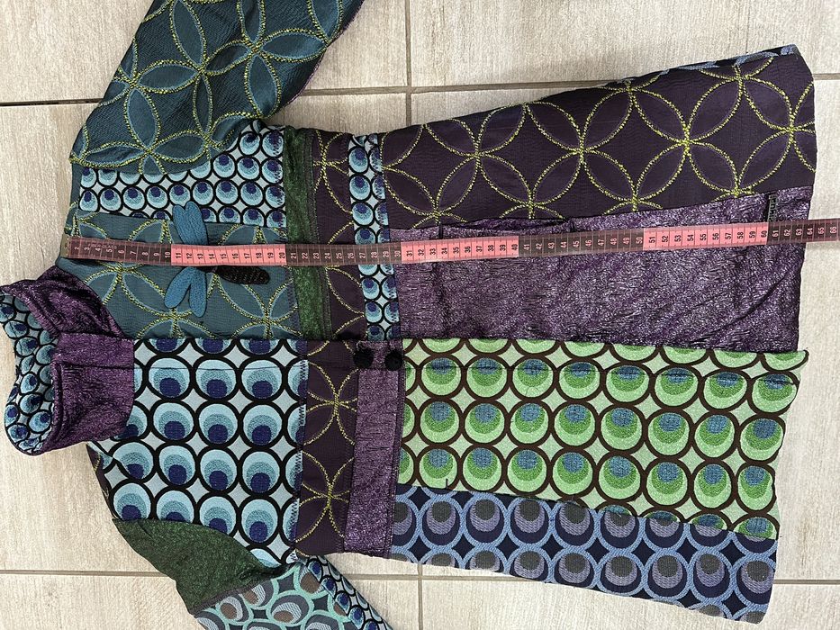 DESIGUAL/ Испания/ пальто- куртка детская в стиле пэчворк