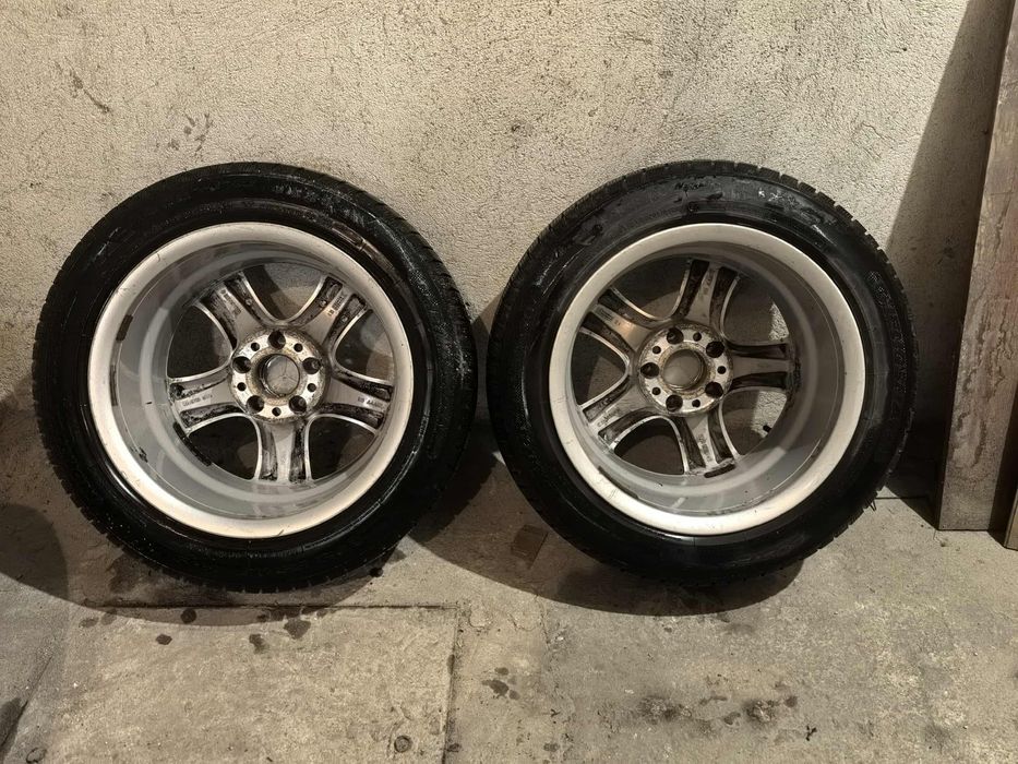 Джанти 16 за мерцедес с зимни гуми.