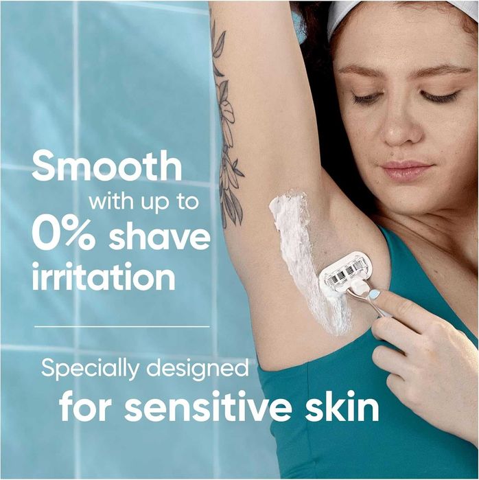 Самобръсначка Gillette Venus Deluxe Smooth Sensitive + 3 Резервни Остриета